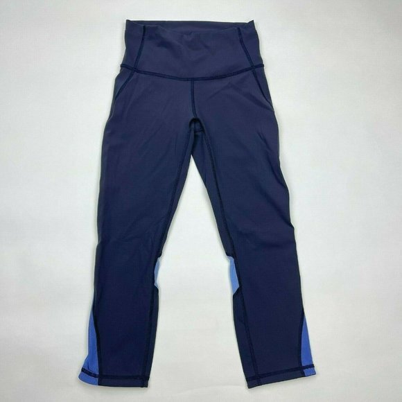 Lululemon Mix & Mesh Crop 21" Leggings High Rise - Picture 2 of 10